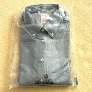 Brooks Brother classic fit Supima cotton shirt Size 10 NWT